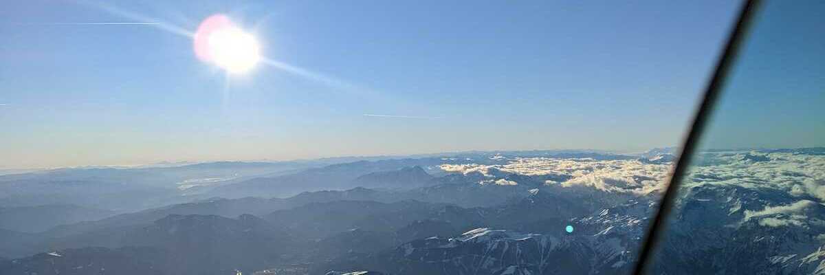 Flugwegposition um 14:30:51: Aufgenommen in der Nähe von Gemeinde Turnau, Österreich in 3402 Meter